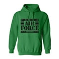 thumbnail image 1 of Proud Air Force Grandma Adult Hooded Sweatshirt, 1 of 3