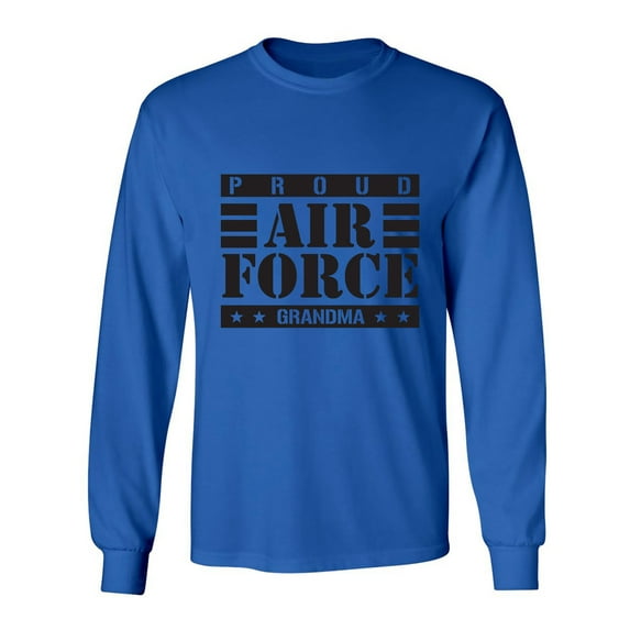 Proud Air Force Grandma Adult Long Sleeve T-shirt