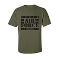 thumbnail image 1 of Proud Air Force Grandma Adult Short Sleeve T-shirt, 1 of 4