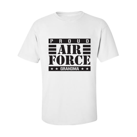 Proud Air Force Grandma Adult Short Sleeve T-shirt