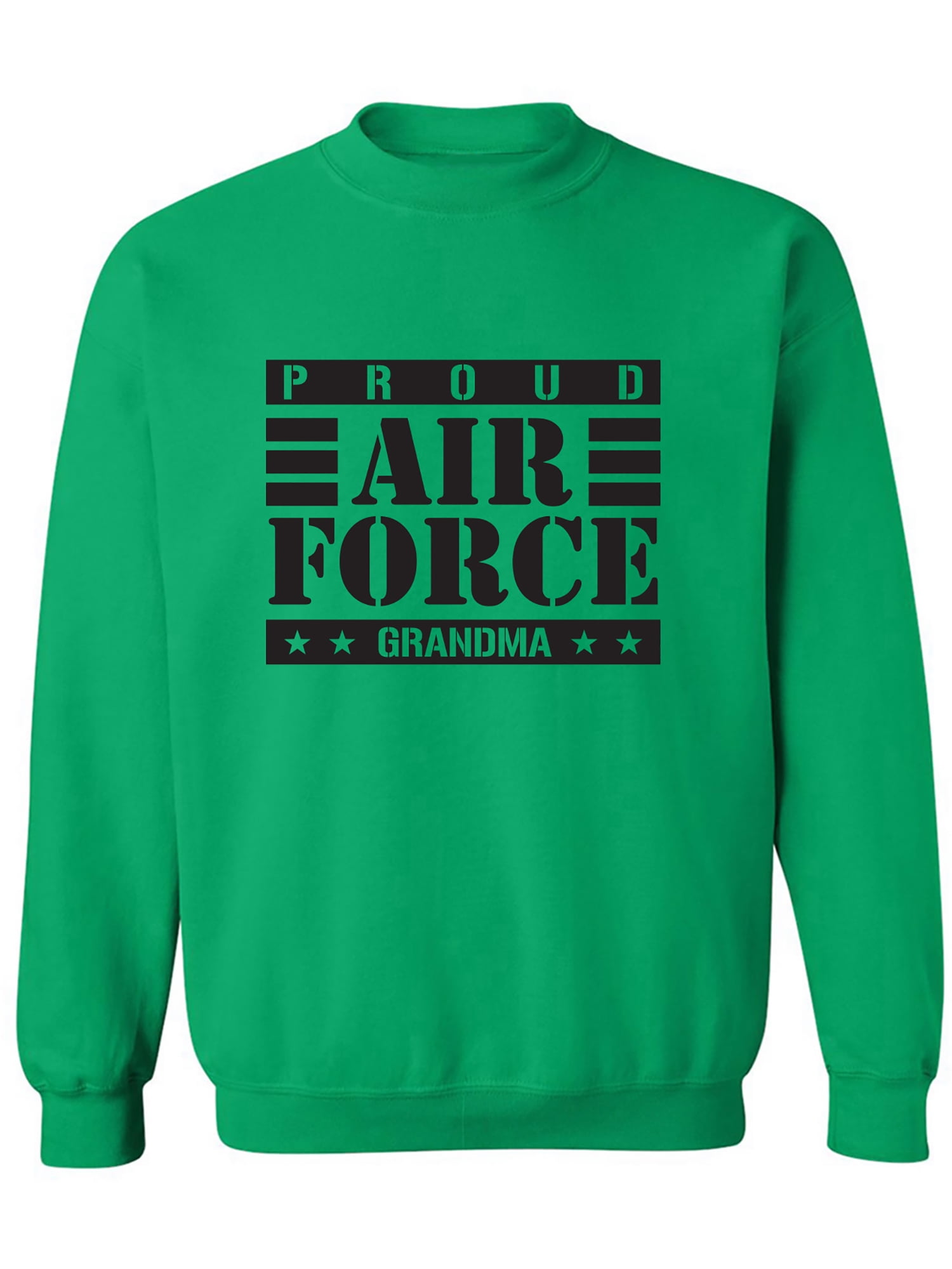 Proud Air Force Grandma Crewneck Sweatshirt - Officially Licensed US Air Force Apparel, 50/50 Cotton-Poly Blend