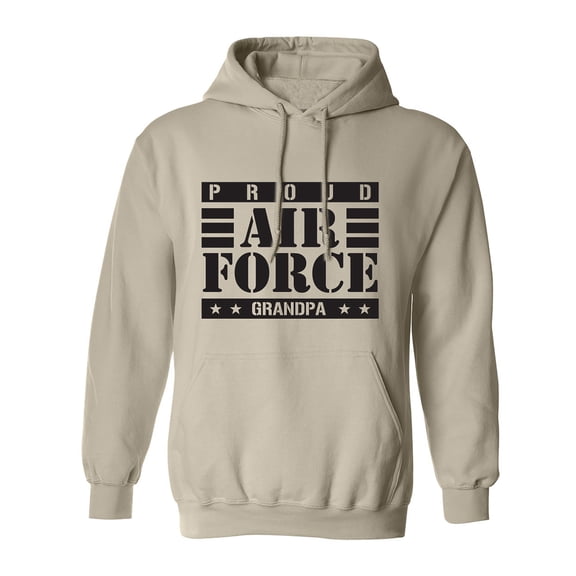 Proud Air Force Grandpa Adult Hooded Sweatshirt