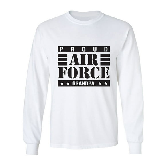 Proud Air Force Grandpa Adult Long Sleeve T-shirt
