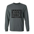 thumbnail image 1 of Proud Air Force Grandpa Adult Long Sleeve T-shirt, 1 of 3