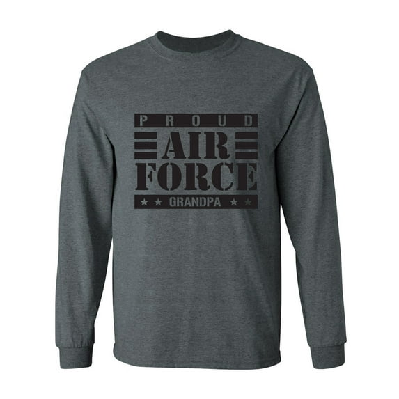 Proud Air Force Grandpa Adult Long Sleeve T-shirt