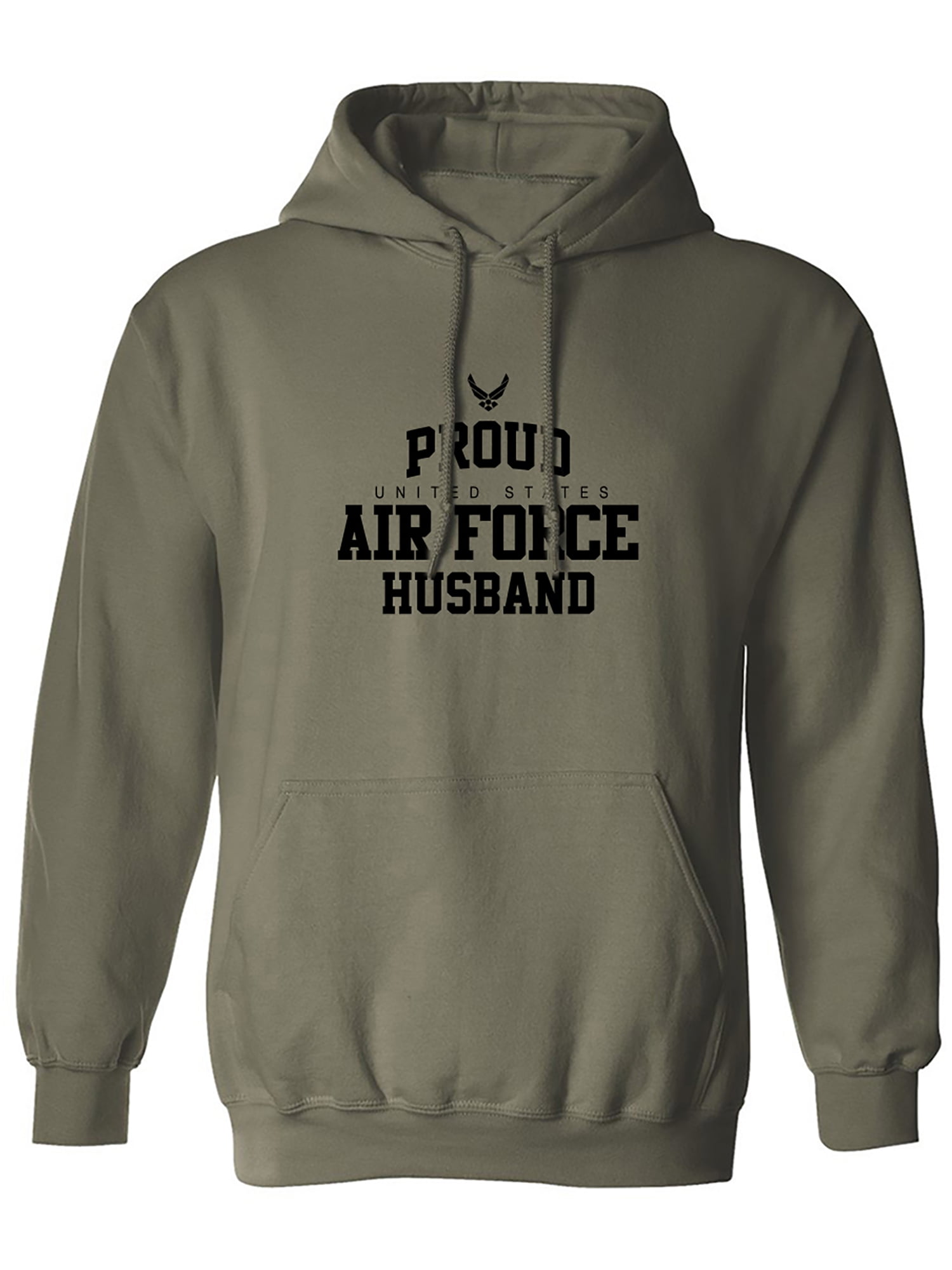 Proud Air Force HUSBAND Adult Hooded Sweatshirt