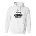 thumbnail image 1 of Proud Air Force HUSBAND Adult Hooded Sweatshirt, 1 of 3