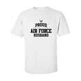 thumbnail image 1 of Proud Air Force HUSBAND Adult Short Sleeve T-shirt, 1 of 4