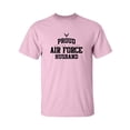 thumbnail image 1 of Proud Air Force HUSBAND Adult Short Sleeve T-shirt, 1 of 4