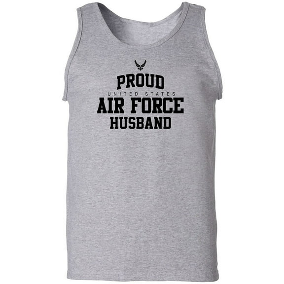 Proud Air Force HUSBAND Adult Tank Top
