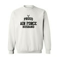thumbnail image 1 of Proud Air Force HUSBAND Crewneck Sweatshirt, 1 of 3