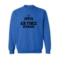 thumbnail image 1 of Proud Air Force HUSBAND Crewneck Sweatshirt, 1 of 3