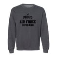 thumbnail image 1 of Proud Air Force HUSBAND Crewneck Sweatshirt, 1 of 3
