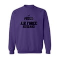 thumbnail image 1 of Proud Air Force HUSBAND Crewneck Sweatshirt, 1 of 3