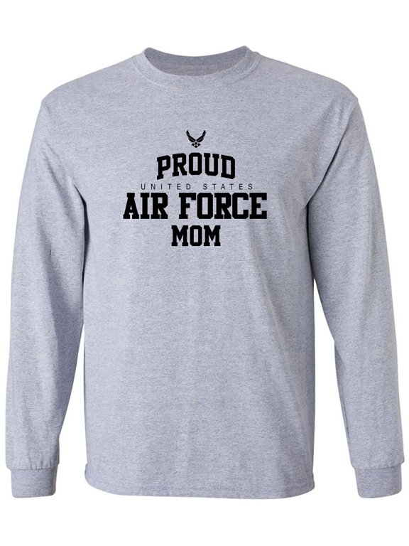 Proud Air Force MOM Adult Long Sleeve T-shirt
