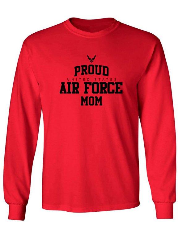 Proud Air Force MOM Adult Long Sleeve T-shirt