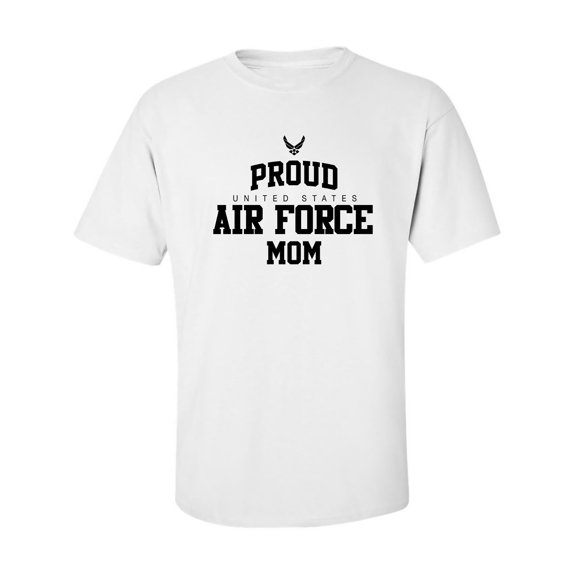 Proud Air Force MOM Adult Short Sleeve T-shirt