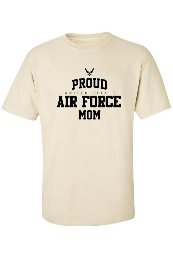 Proud Air Force MOM Adult Short Sleeve T-shirt