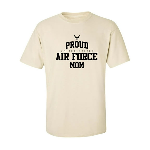 Proud Air Force MOM Adult Short Sleeve T-shirt