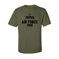 thumbnail image 1 of Proud Air Force MOM Adult Short Sleeve T-shirt, 1 of 4