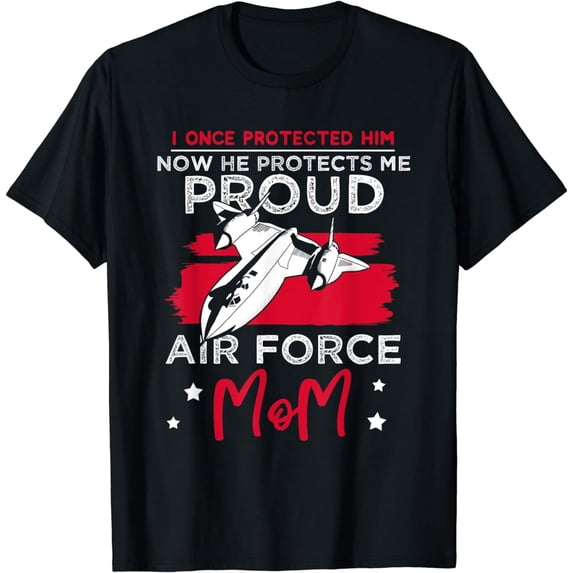 Proud Air Force Mom Family Tree T-Shirt