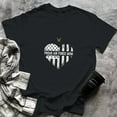 thumbnail image 1 of Proud Air Force Mom Pride Military Family Heart, Small, Black, 1 of 2