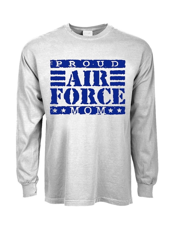 Proud Air Force Mom T-shirt Long Sleeve Mens
