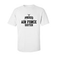 thumbnail image 1 of Proud Air Force SISTER Adult Short Sleeve T-shirt, 1 of 4