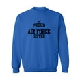 thumbnail image 1 of Proud Air Force SISTER Crewneck Sweatshirt, 1 of 3