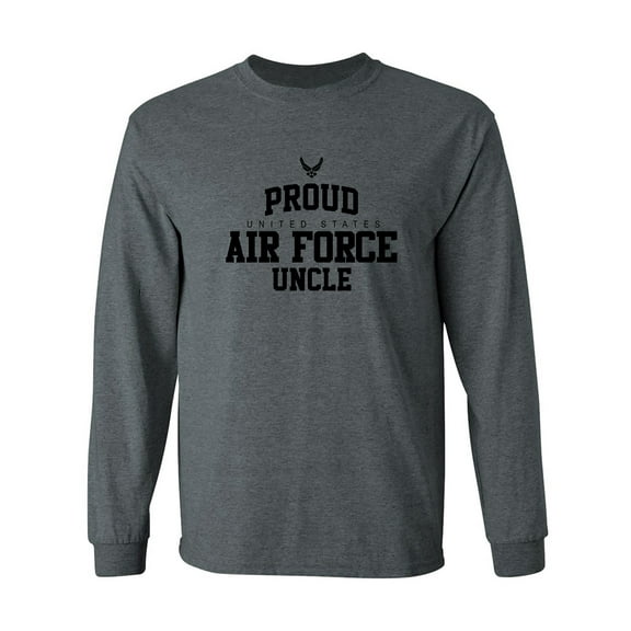 Proud Air Force UNCLE Adult Long Sleeve T-shirt