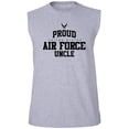 thumbnail image 1 of Proud Air Force UNCLE Adult Sleeveless Tee, 1 of 4