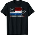 thumbnail image 1 of Proud Air Force Uncle 4th of July 1776 American USA Flag T-Shirt, 1 of 3