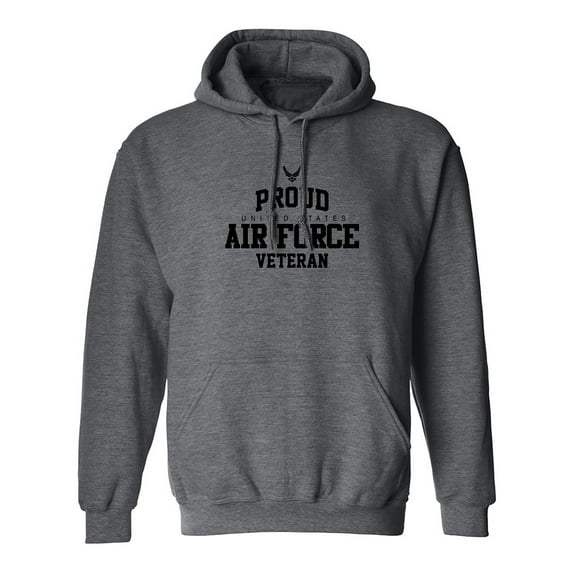 Proud Air Force VETERAN Adult Hooded Sweatshirt
