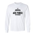 thumbnail image 1 of Proud Air Force VETERAN Adult Long Sleeve T-shirt, 1 of 3