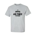 thumbnail image 1 of Proud Air Force VETERAN Adult Short Sleeve T-shirt, 1 of 4