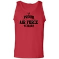 thumbnail image 1 of Proud Air Force VETERAN Adult Tank Top, 1 of 3