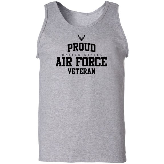 Proud Air Force VETERAN Adult Tank Top