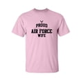 thumbnail image 1 of Proud Air Force WIFE Adult Short Sleeve T-shirt, 1 of 4