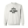thumbnail image 1 of Proud Air Force WIFE Crewneck Sweatshirt, 1 of 3