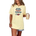 thumbnail image 1 of Proud Air Force Wife Loving Heart, Butter Comfort Colors T-Shirt, Medium, 1 of 3
