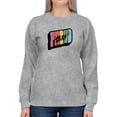 thumbnail image 1 of Proud Ally Colorful Banner Sweatshirt Women -Smartprints Designs, Female 4X-Large, 1 of 4