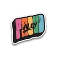 thumbnail image 1 of Proud Ally Colorful Sticker -Smartprints Designs, Vinyl Sticker, 1 of 3