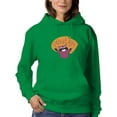 thumbnail image 1 of Proud Ally Happy Racoon Hoodie Women -Smartprints Designs, Female XX-Large, 1 of 4