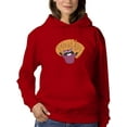 thumbnail image 1 of Proud Ally Happy Racoon Hoodie Women -Smartprints Designs, Female x-Large, 1 of 4