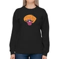 thumbnail image 1 of Proud Ally Happy Racoon Sweatshirt Women -Smartprints Designs, Female Medium, 1 of 4