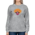 thumbnail image 1 of Proud Ally Happy Racoon Sweatshirt Women -Smartprints Designs, Female x-Large, 1 of 4