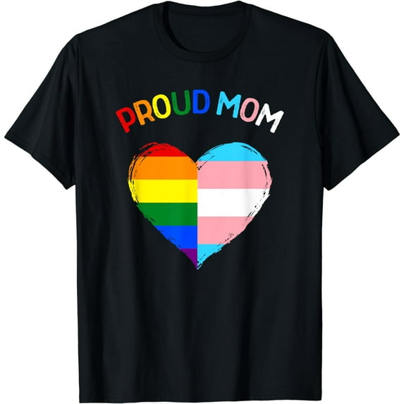 Proud Ally LGBTQ Transgender Proud Mom | Proud Trans Mom T-Shirt