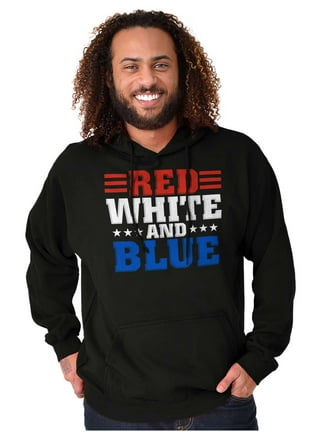 Red white best sale blue sweatshirt