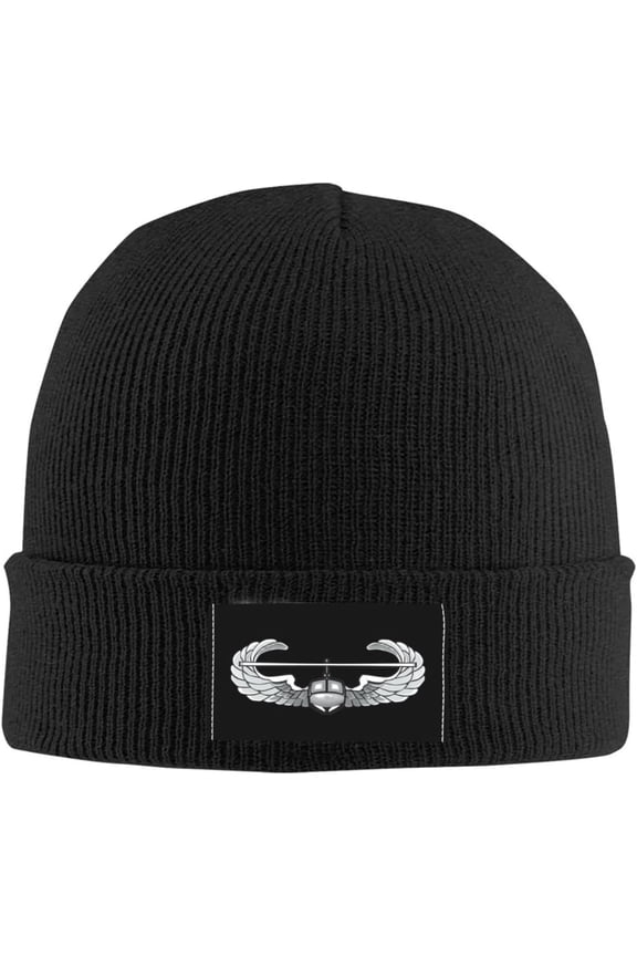 Proud Army Air Assault Wings Knit Hat Soft Classic Stretchy Beanie Cap Winter Warm Hats for Women Men Skull Cap