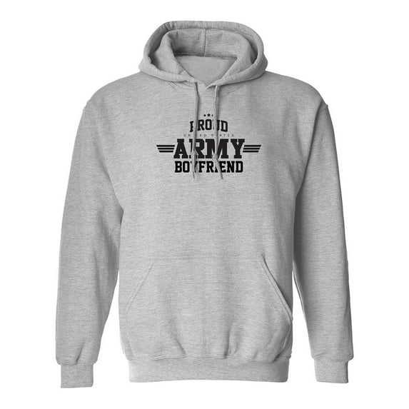 Proud Army BOYFRIEND Adult Hooded Sweatshirt